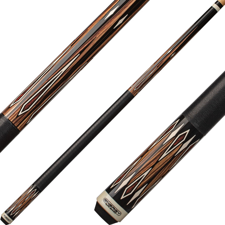 Players HC17 Energy Cue - Black with Natural Points