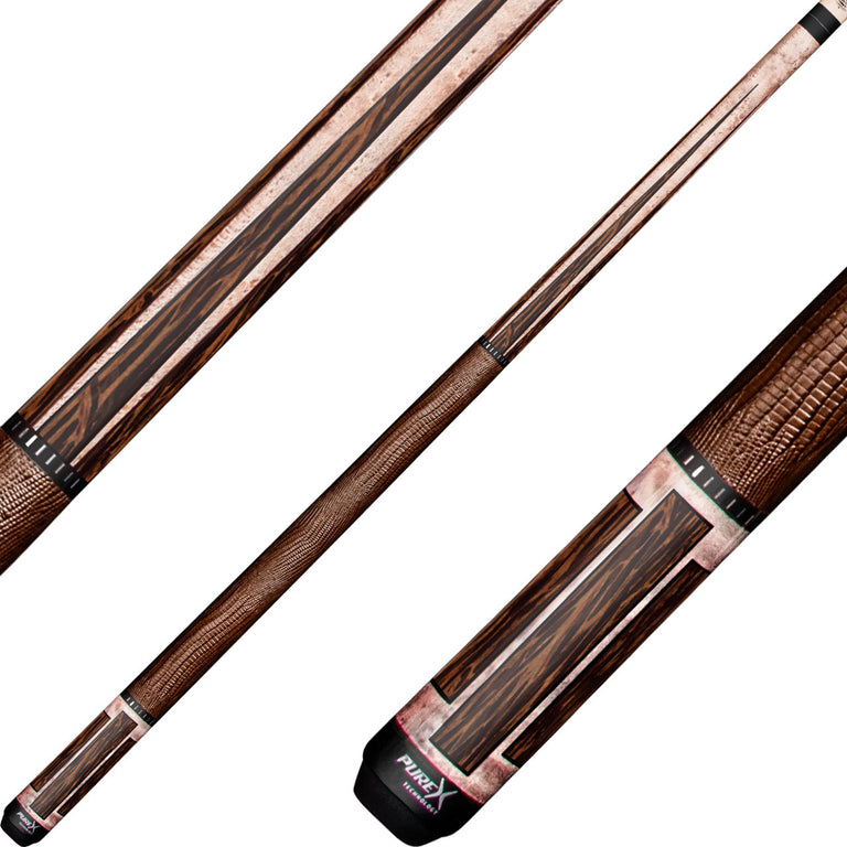 Pure X HXTE15 Cue - Birdseye Maple with Black Palm Points