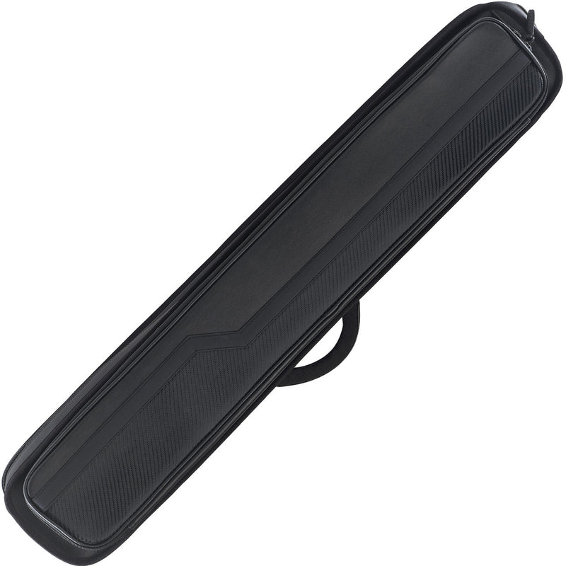 Lucasi 4x8 Soft Cue Case - Black Cabon Weave Design