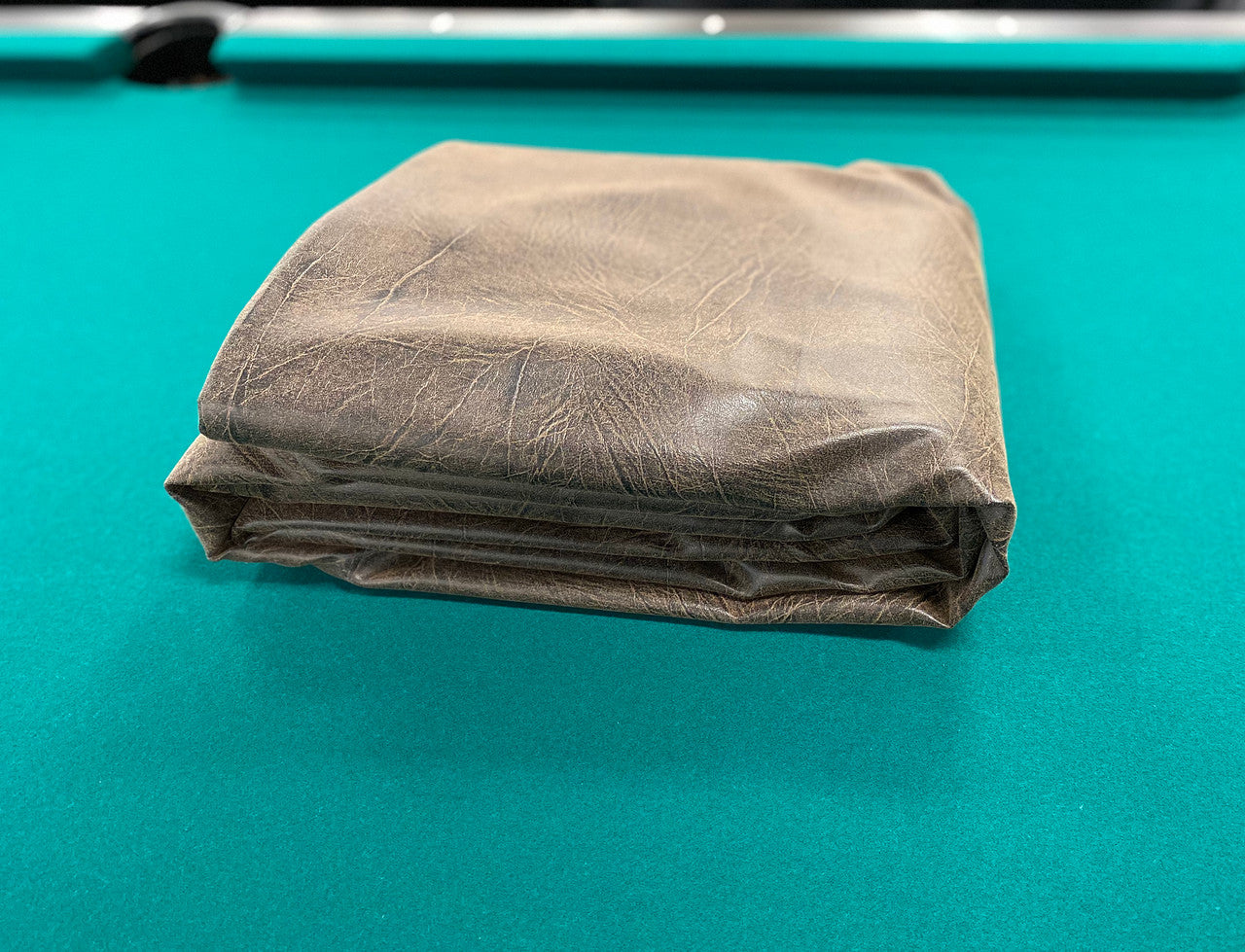 Championship Westex Pool Table Cover 7'  Bomberjacket Brown