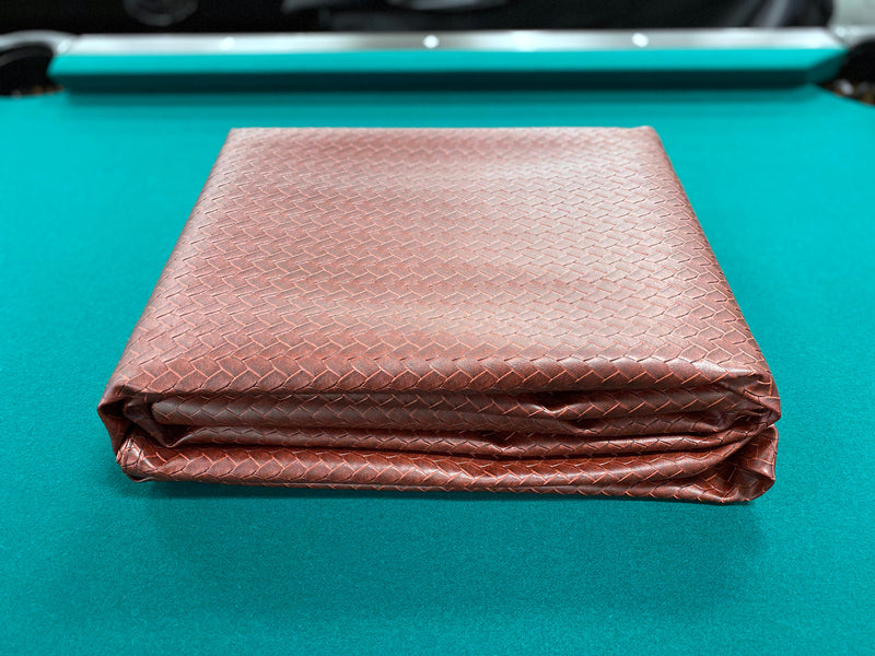 Championship Westex Pool Table Cover 9' Braided Burgundy