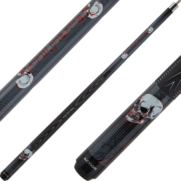 Eight Ball Mafia EBM24 Play Cue - Scroll with Skulls