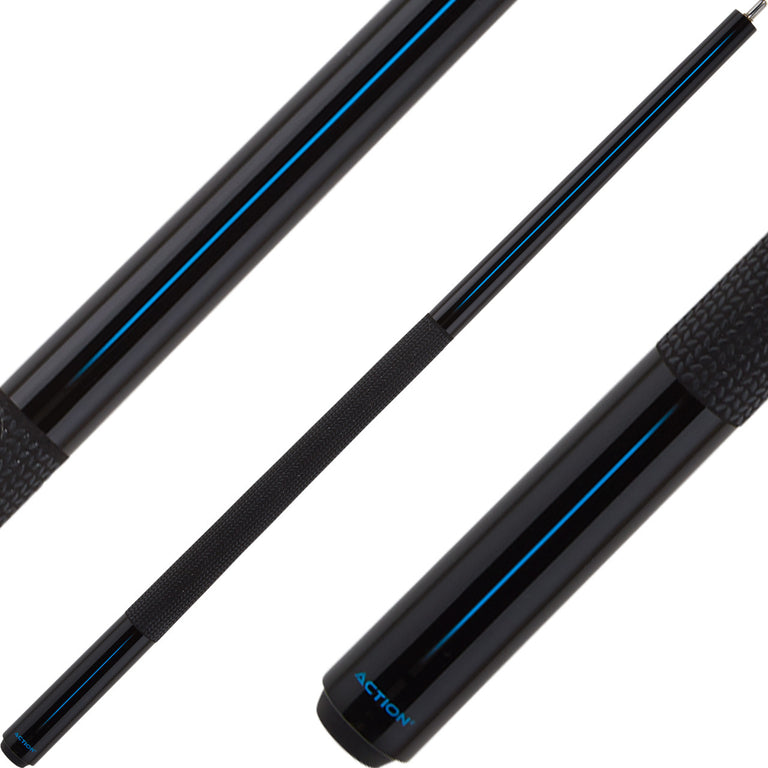 Action ABK07 25oz.  Break Cue - Blue Stripe With Wrap