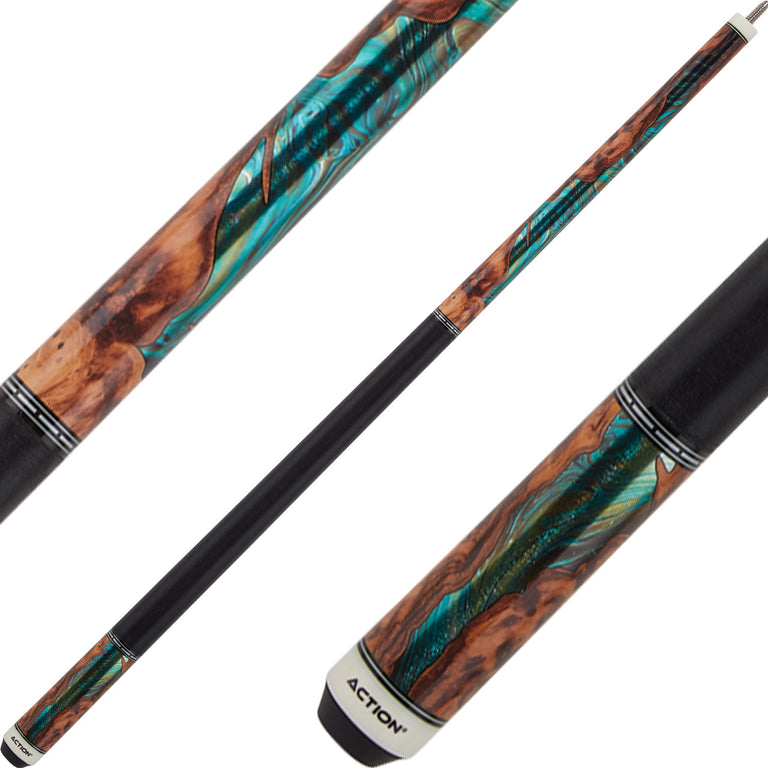 Action ACT160 Fractal Cue - Brown with Iridescent