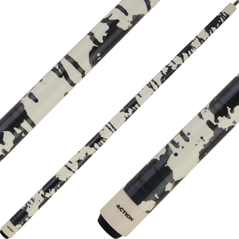 Action VAL35 Value Cue - White with Grey Splatter