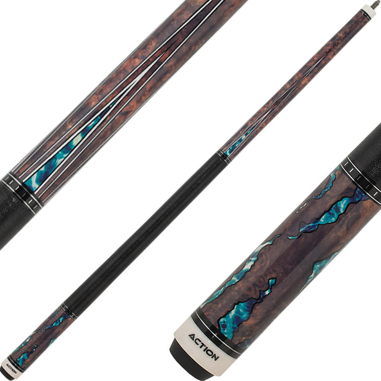 Action ACT154 Fractal Cue - Grey with Blue