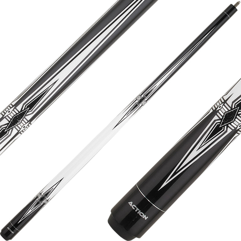 Action BW25 Black and White Cue