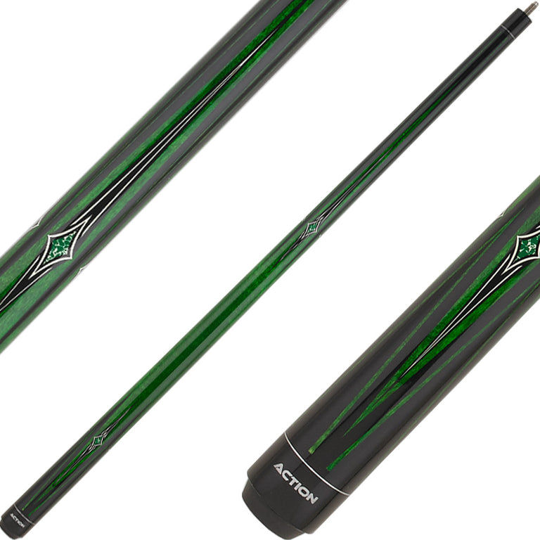 Action IMP65 Impact Cue - Green Stain Points