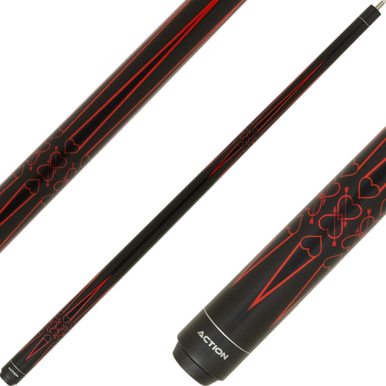 Action IMP72 Impact Cue - Red Heart Points