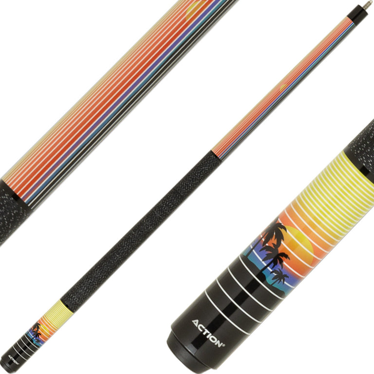 Action IMP75 Impact Cue - Orange Sunrise