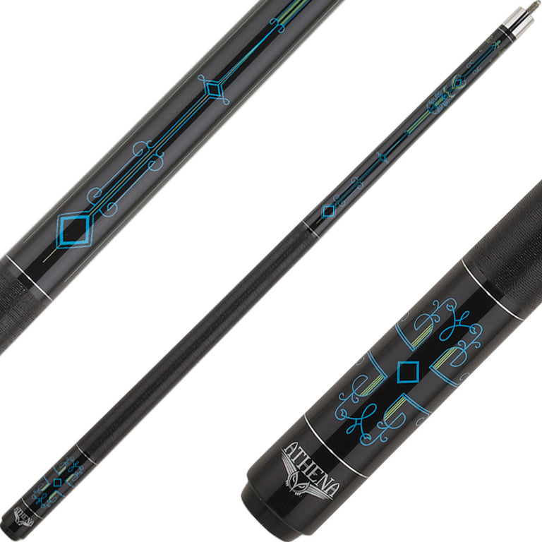 Athena ATH51 Cue - Blue Pin Stripes