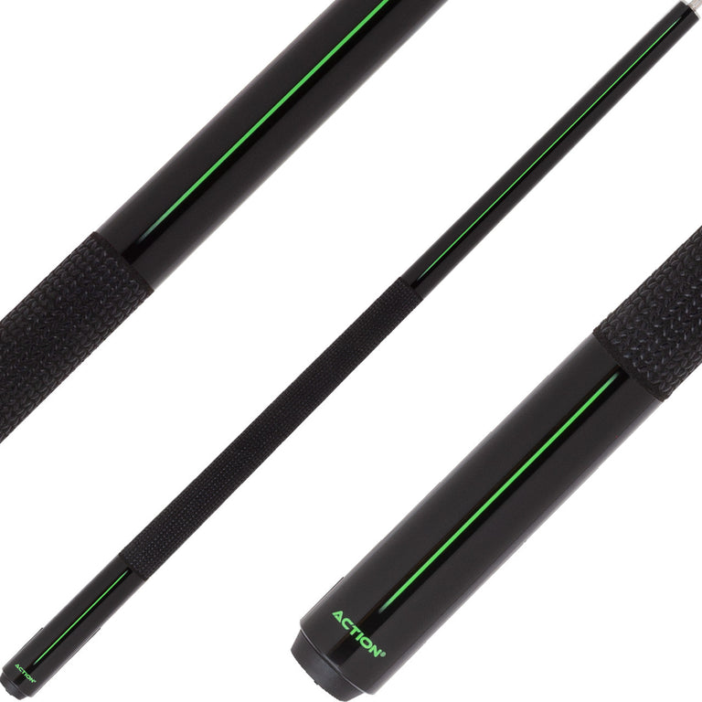 Action ABK09 25oz. Break Cue - Green Stripe with Wrap