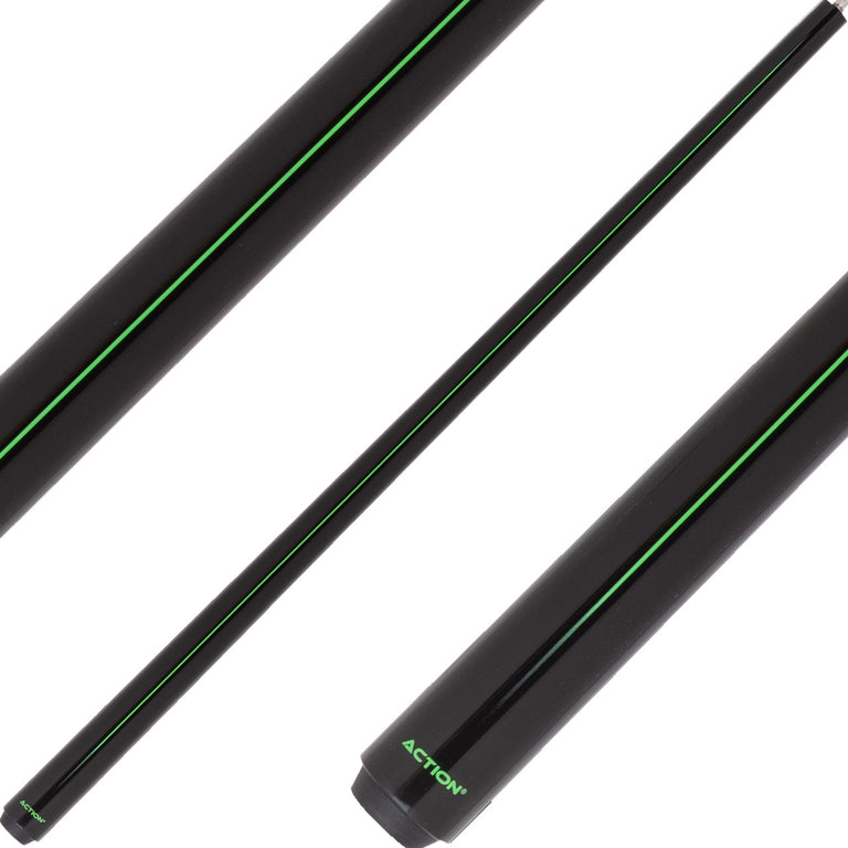 Action ABK11 25oz Break Cue - Green Stripe with No Wrap