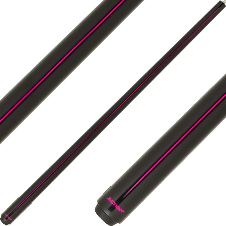 Action ABK12 Break Cue - 25oz Pink Stripe No Wrap