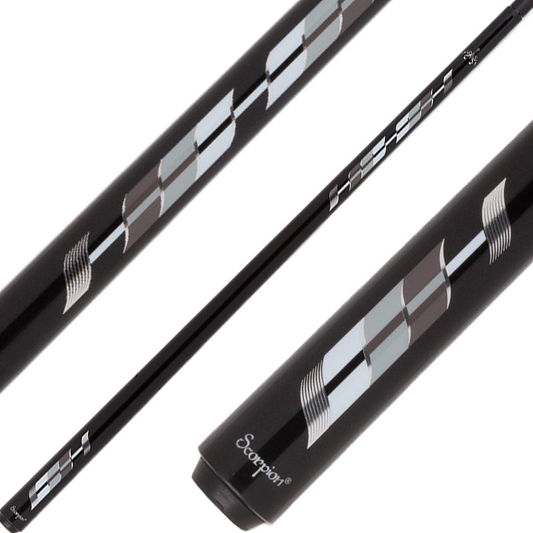 Scorpion SW13 Pool Cue - Metallic Black