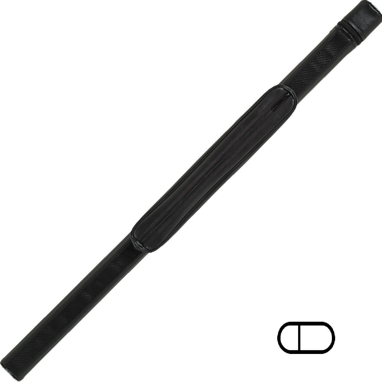 Action Ballistic 1x1 Hard Cue Case - Extra Long Pocket
