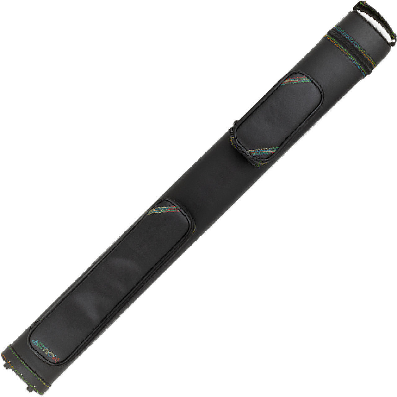 Action Sport 2x2 Hard Cue Case with Backpack Straps - Black