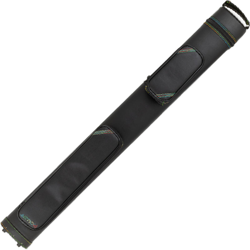 Action Sport 2x2 Hard Cue Case with Backpack Straps - Black
