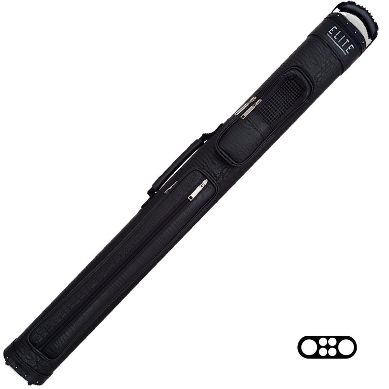 Elite ECCP24 2 Butt x 4 Shaft Black Leatherette Hard Case