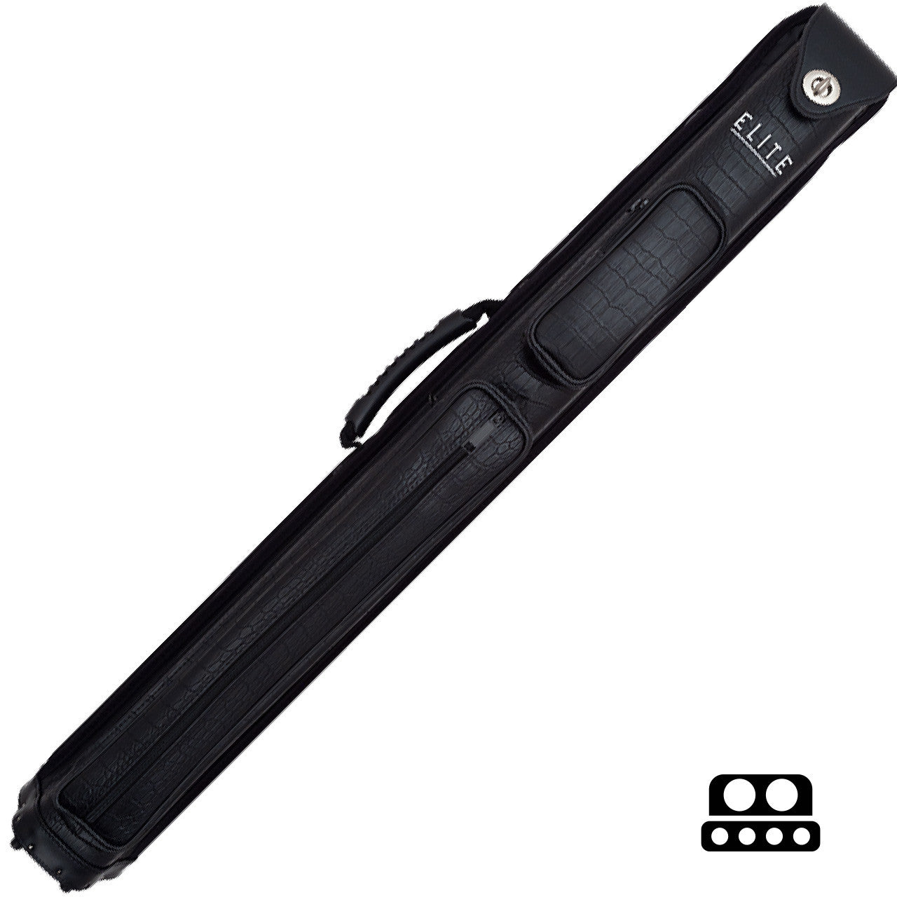 Elite Nexus Reserve 2x4 Hard Cue Case - Black
