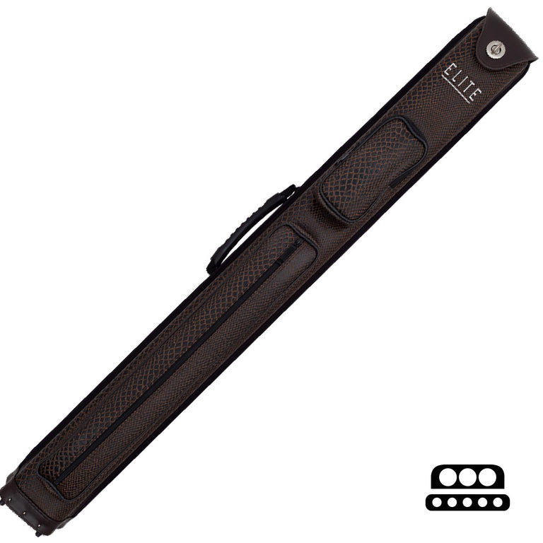 Elite ECNR35BRN 3 Butt x 5 Shaft Brown Nexus Reserve Hard Case