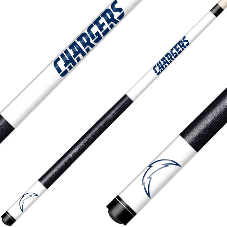 Los Angeles Chargers Cue Laser Etched Billiard Cue