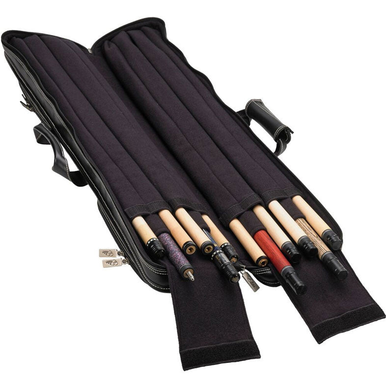 Elite Vintage 4x8 Soft Cue Case - Black