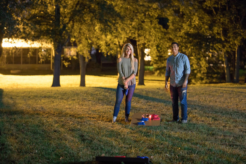 Triumph Cornhole Boards Set LED Lighted Tournament 2x3