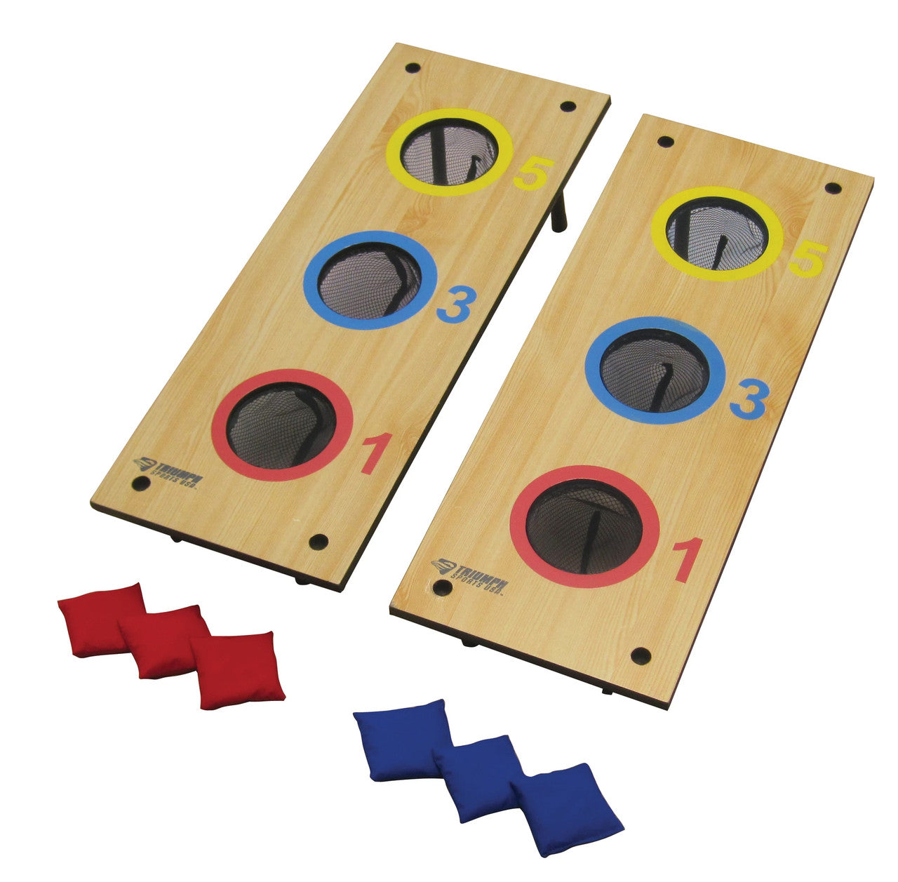 Triumph 3 Hole Bean Bag Toss and Washer Toss Combo Set
