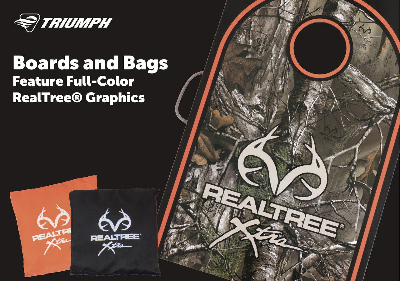 Triumph Realtree Cornhole Boards Set Tournament