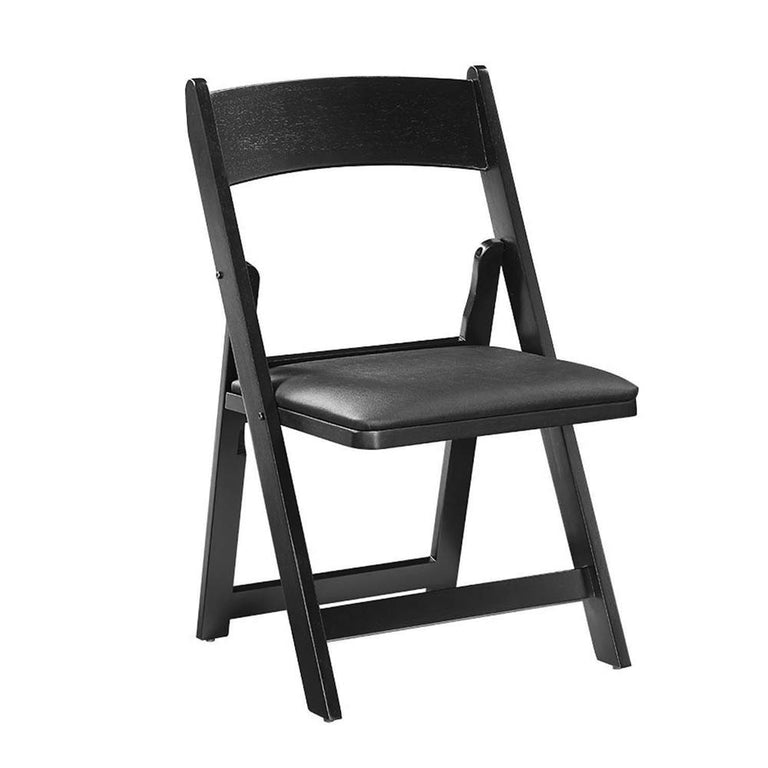 Ram Gameroom Folding Game Chair Black