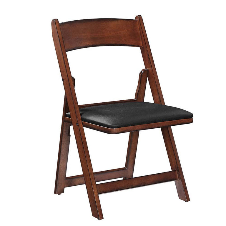 Ram Gameroom Folding Game Chair Chestnut