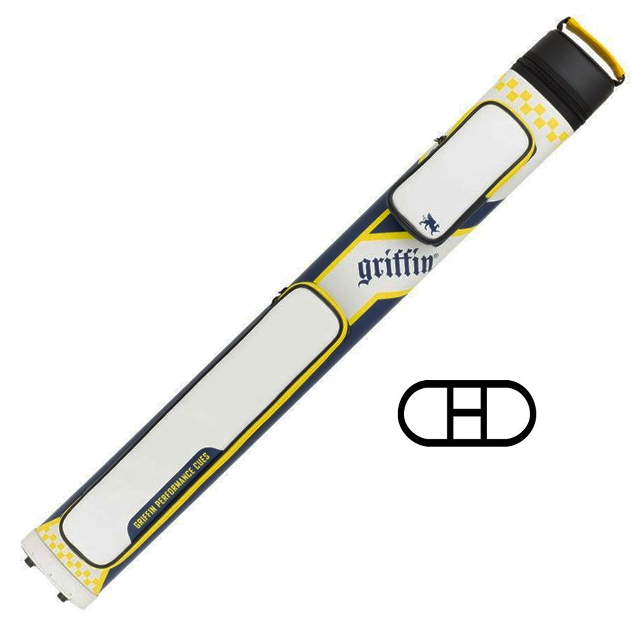 Griffin 2x2 Hard Cue Case with Backpack Straps