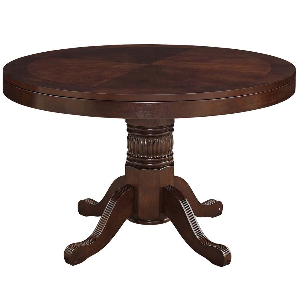 Ram Gameroom Poker Table 48" 3 in 1 Game Table Cappuccino
