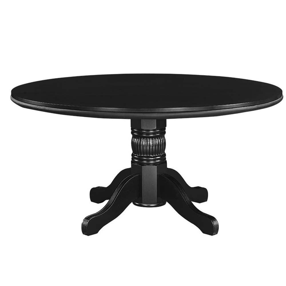 Ram Gameroom Poker Table Black 60" 2 in 1 Game Table