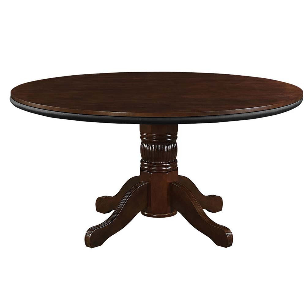 Ram Gameroom Poker Table Cappuccino 60" 2 in 1 Game Table
