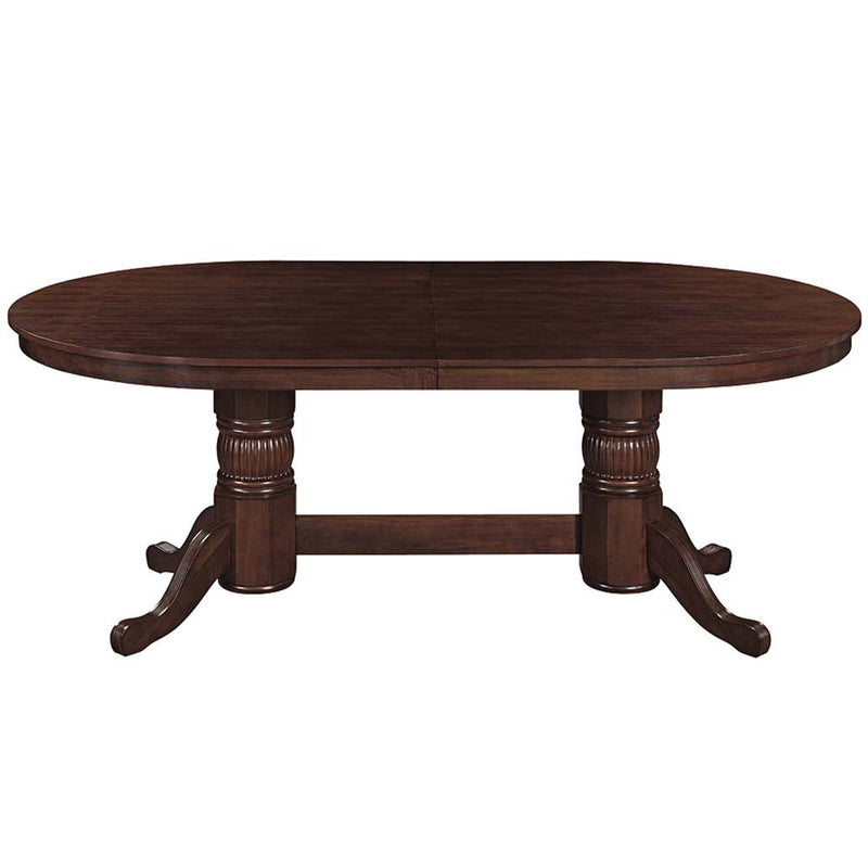 Ram Gameroom Poker Table with Dining Top 84" Cappuccino