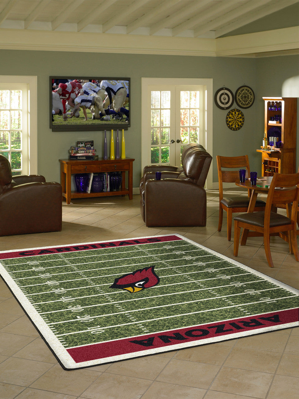 Arizona Cardinals Rug Home Field