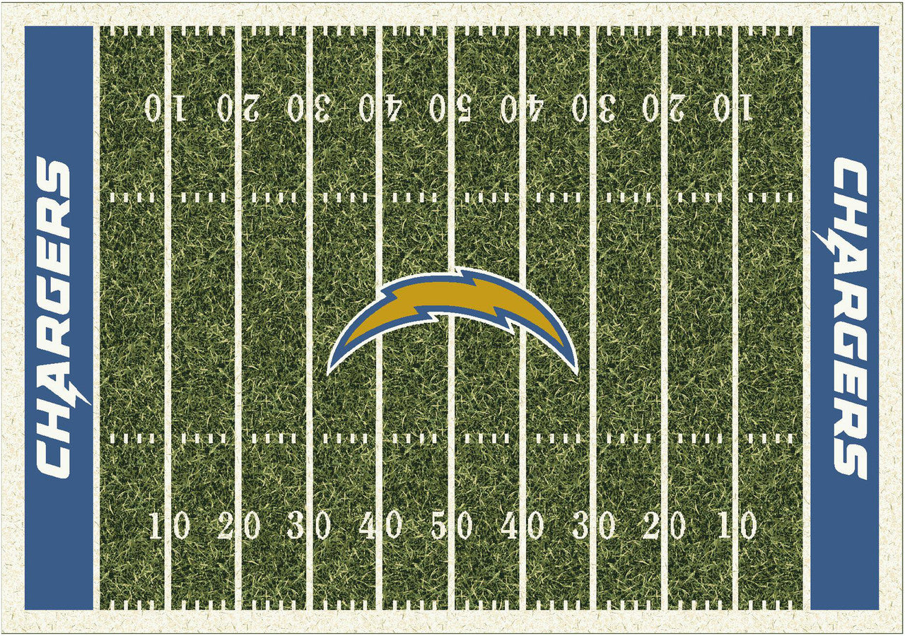 Los Angeles Chargers Rug Home Field
