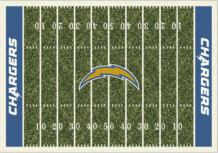 Los Angeles Chargers Rug Home Field