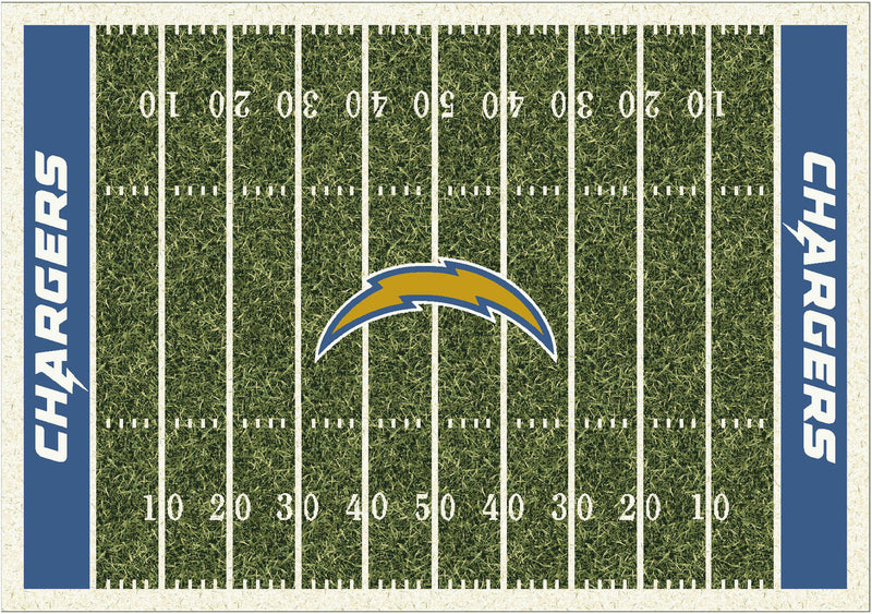 Los Angeles Chargers Rug Home Field