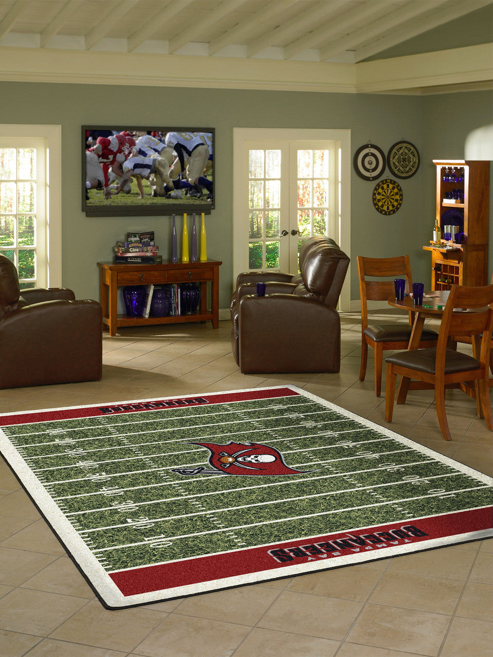 Tampa Bay Buccaneers Rug Home Field