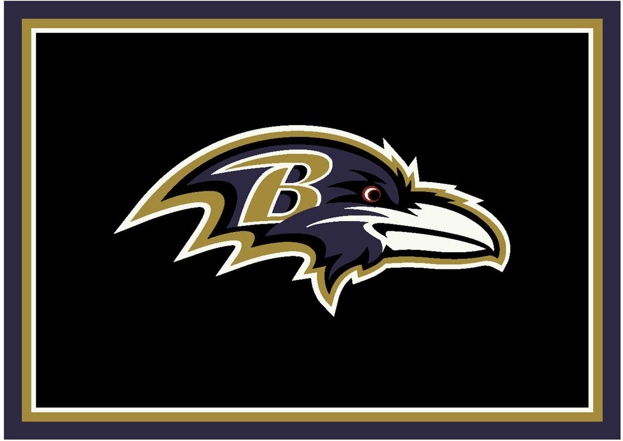 Baltimore Ravens Rug Team Spirit