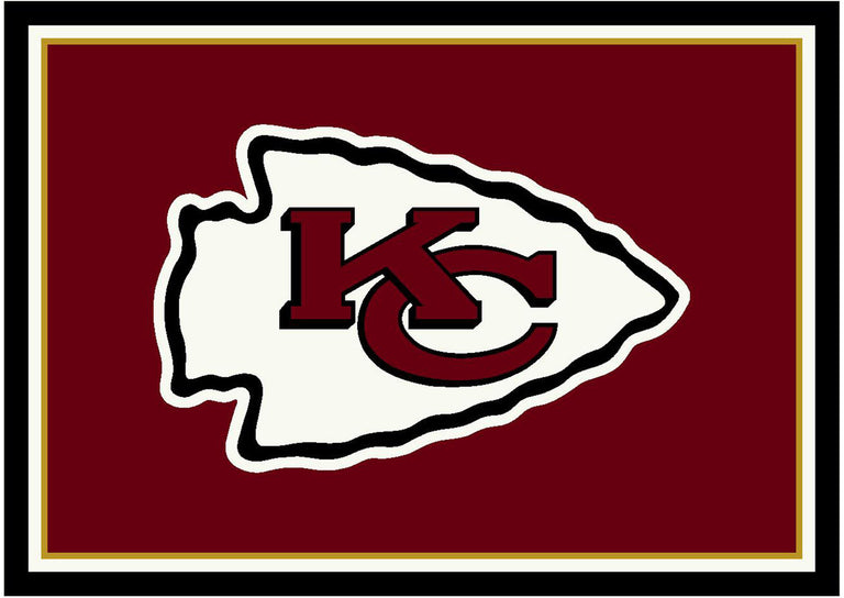 Kansas City Chiefs Rug Team Spirit