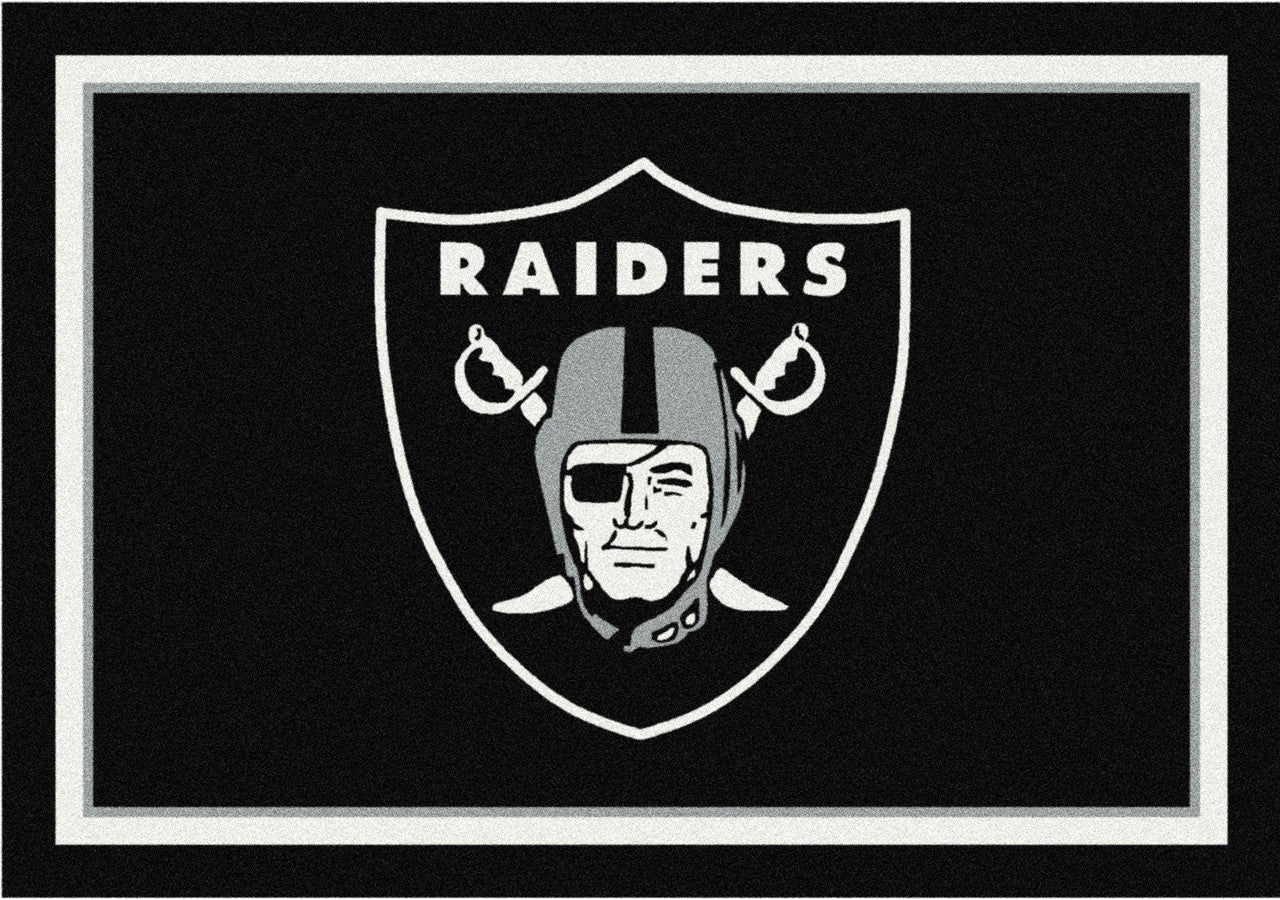 Las Vegas Raiders Rug Team Spirit