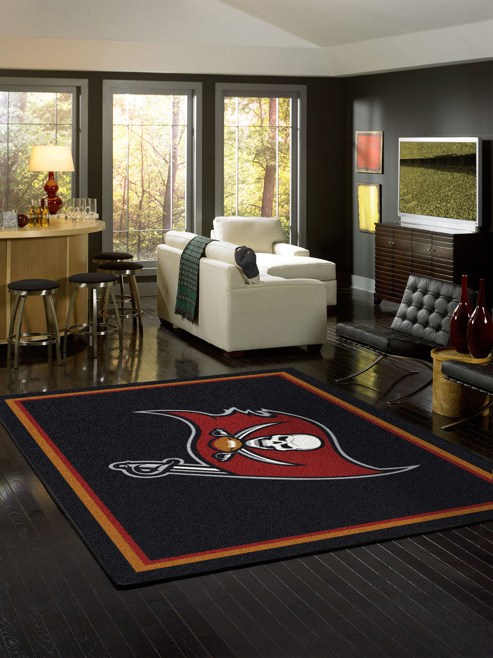 Tampa Bay Buccaneers Rug Team Spirit