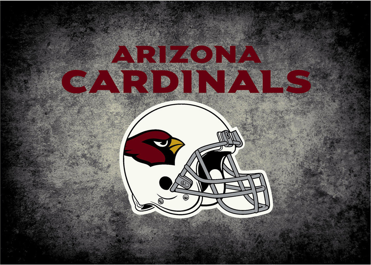 Arizona Cardinals Rug Distressed