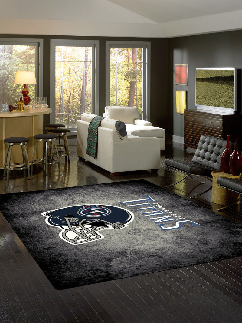 Tennessee Titans Rug Distressed