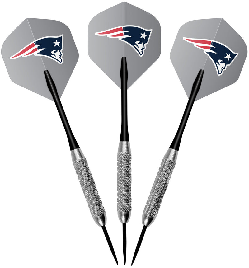 New England Patriots Dartboard Cabinet Set Fan's Choice