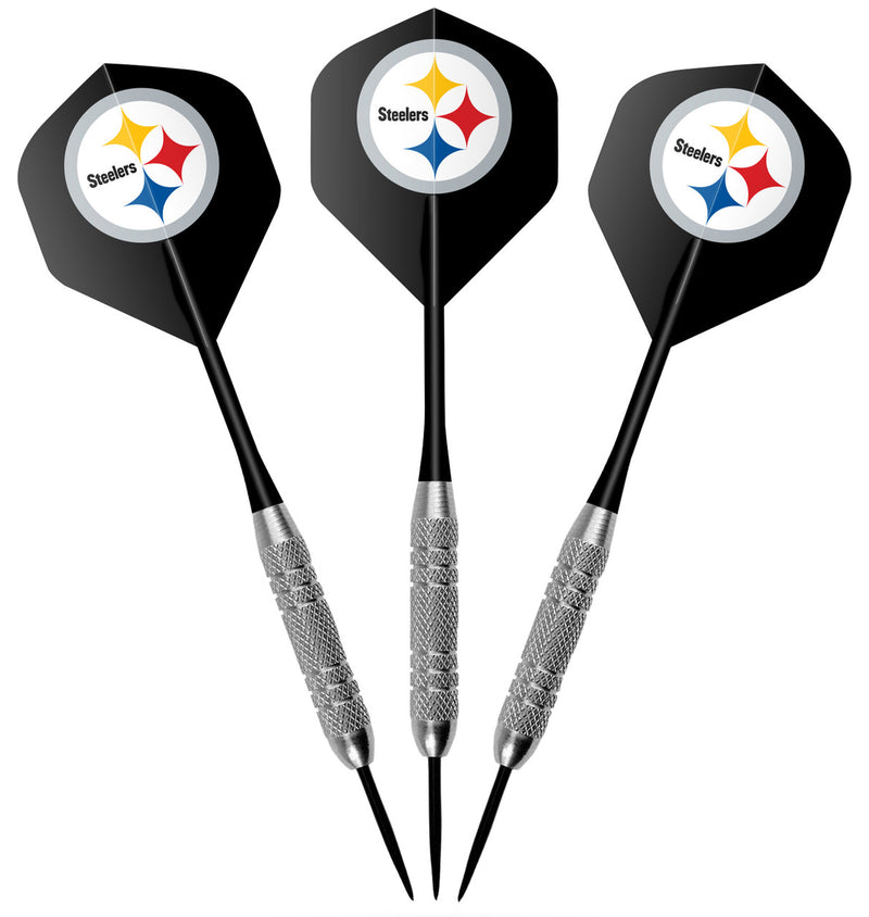Pittsburgh Steelers Dartboard Cabinet Set Fan's Choice
